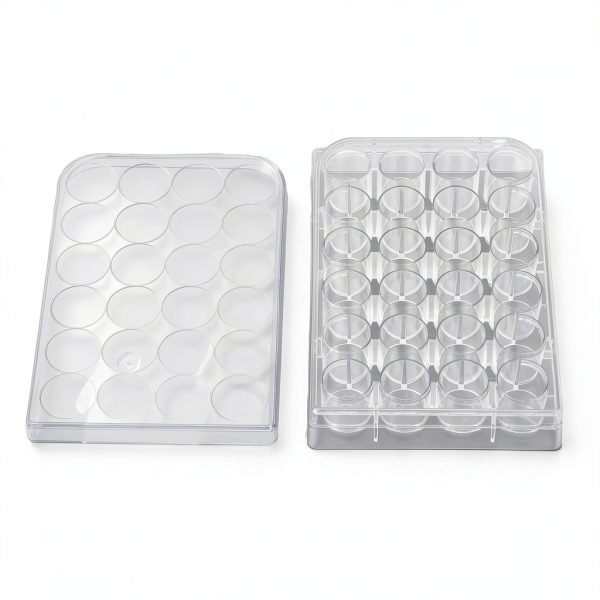Culture Plate 24 Well Highly Transparent Tissue Plate with Lid – 10pcs-8