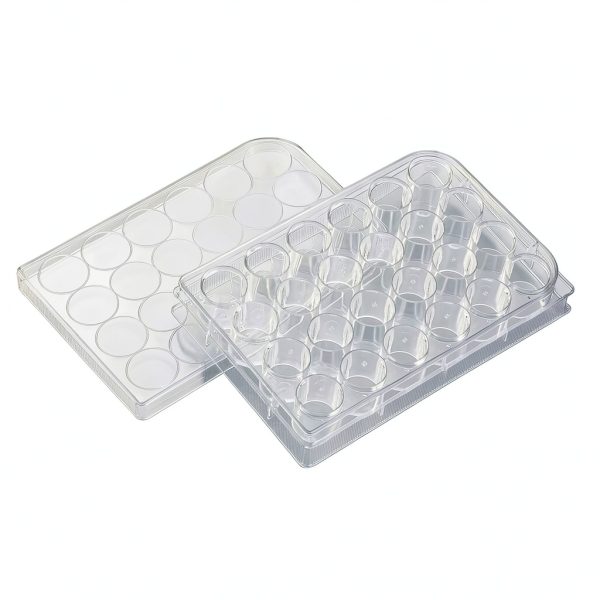 Culture Plate 24 Well Highly Transparent Tissue Plate with Lid – 10pcs-4