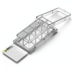 SPL Cell Culture Chamber Slide, Clear, 8 Wells, PS Frame, D-lux Slide, PP Holder, 0.2~0.6 ml, TC Treated Sterile, Case of 12 // 2 Pack of 6-0