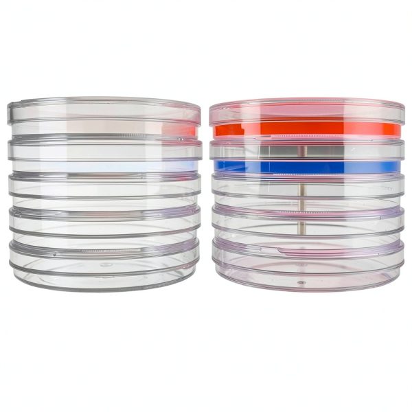 20-Piece Petri Dish, Diameter 90 mm, Depth 15 mm Plastic Petri Dish with lid, Laboratory, School Experimental Project Supplies, Theme Parties, etc.-1