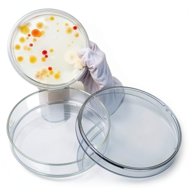 20-Piece Petri Dish, Diameter 90 mm, Depth 15 mm Plastic Petri Dish with lid, Laboratory, School Experimental Project Supplies, Theme Parties, etc.-5